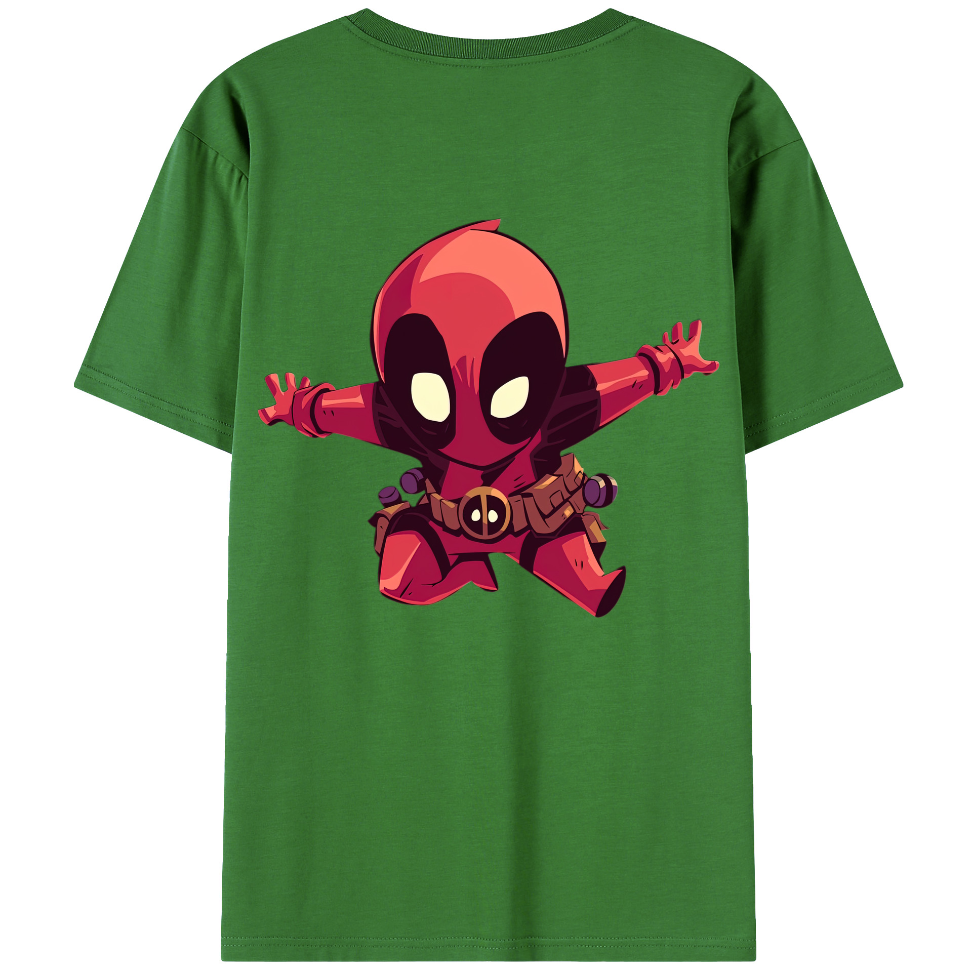 （画像用） Deadpool デッドプール レディース半袖Tシャツ(バックプリント)